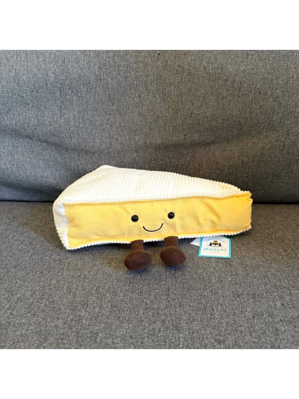 Jellycat Amuseable Brie Cheese Plush NWT RETIRED